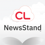 Logo for cloudLibrary NewsStand digital magazine service